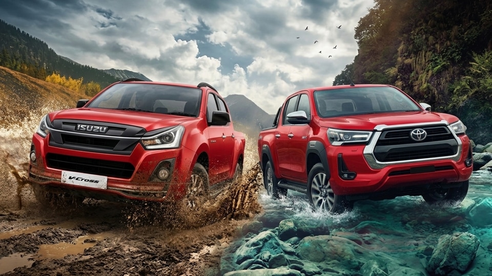 Isuzu V-Cross vs Toyota Hilux