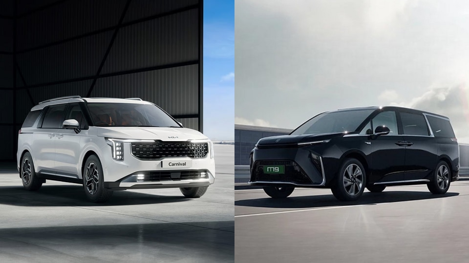 Kia Carnival vs MG M9