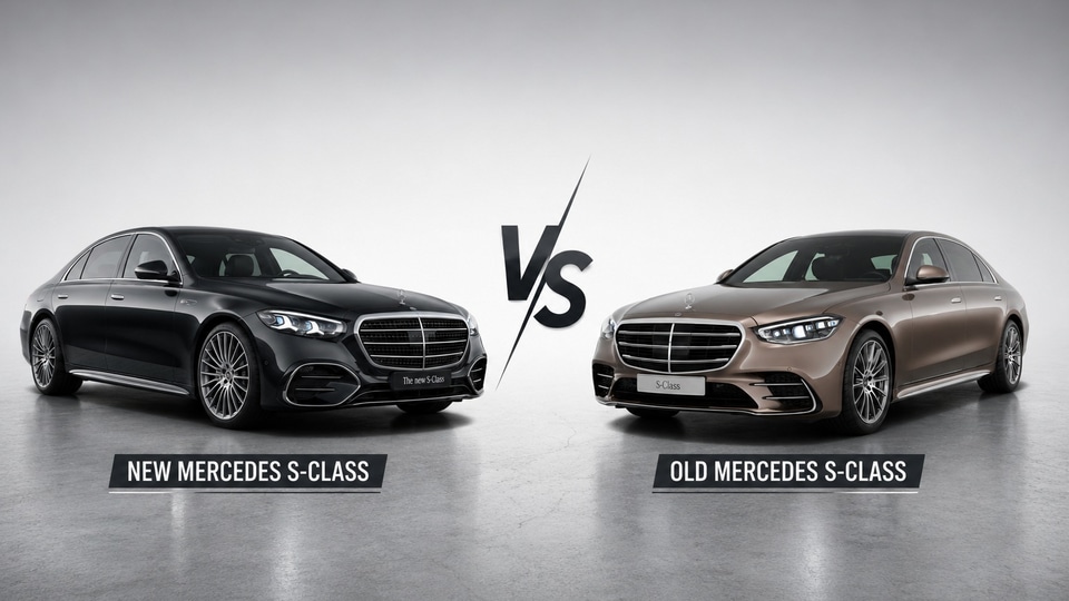 New Mercedes S-Class Vs old model
