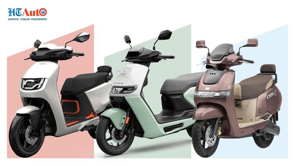 TVS iQube vs Ather Rizta vs Vida VX2