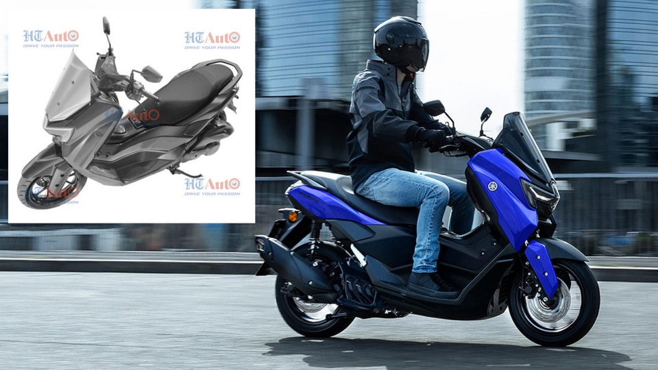 Yamaha NMax 155 design patent filed in India