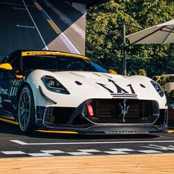 Maserati has unveiled a new GT4 race car and its latest supercars at Goodwood.