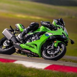 The Kawasaki Ninja ZX-6R is the only inline four-cylinder track machine available in its class