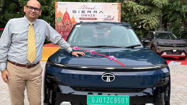 Tata Sierra EV deliveries begin across India; first customer delivery surfaces online