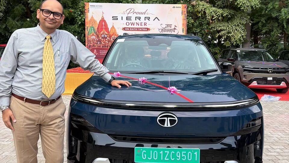 Tata Sierra EV delivery