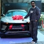 Actor Kiccha Sudeep takes delivery of Mahindra BE 6 Electric SUV