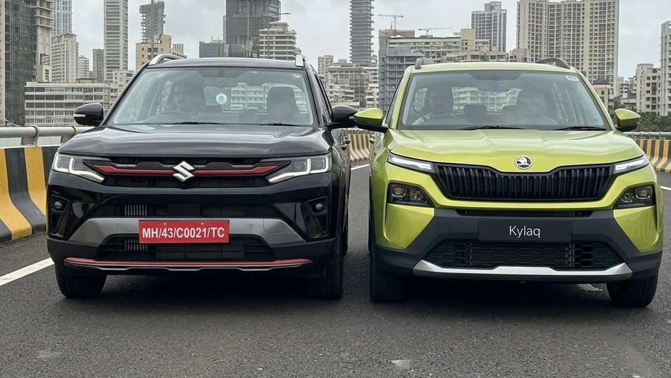 Maruti Suzuki Brezza facelift vs Skoda Kylaq