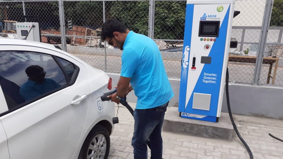 EV charging station Chennai