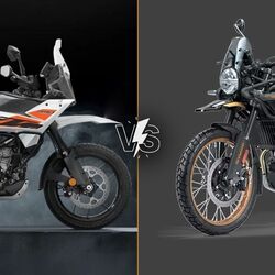 Royal Enfield Himalayan 450 and KTM 390 Adventure are two key models in the Indian adventure motorcycle space.