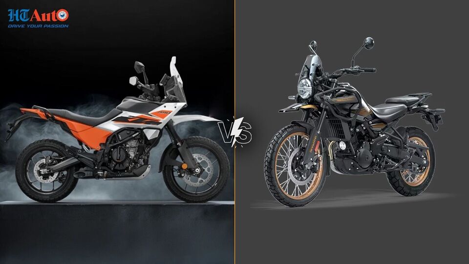 Royal Enfield Himalayan 450 and KTM 390 Adventure