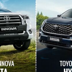 Toyota Innova Hycross comes as a more premium and SUV-like iteration of the Toyota Innova Crysta.