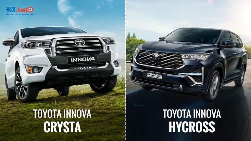 Toyota Innova Crysta vs Toyota Innova Hycross