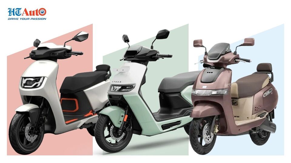 TVS iQube vs Ather Rizta vs Vida VX2