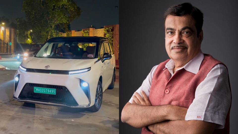 Nitin Gadkari MG M9 