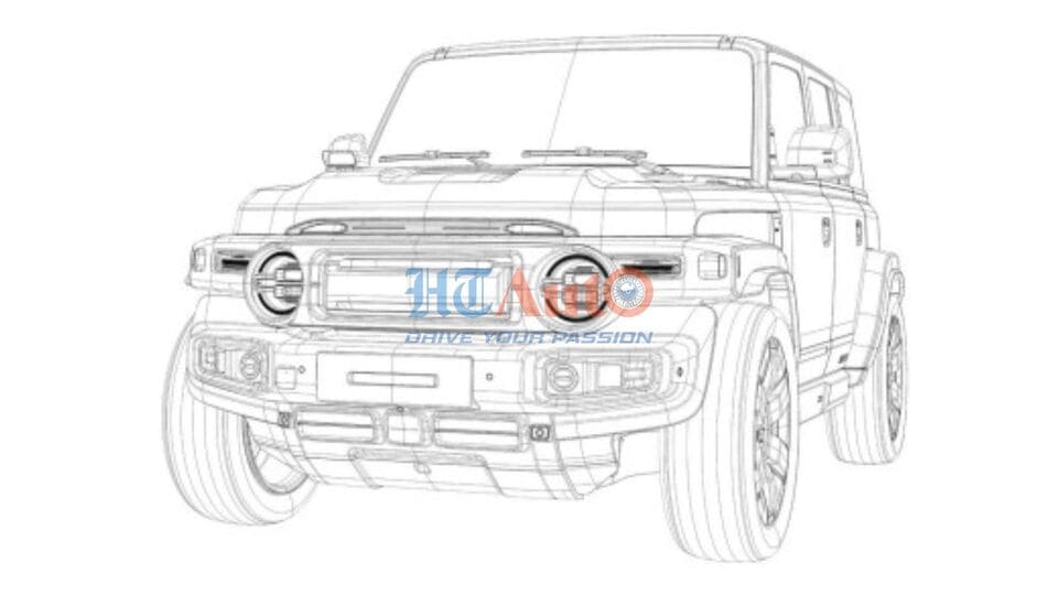 Chery iCaurV23 Design Patent Image