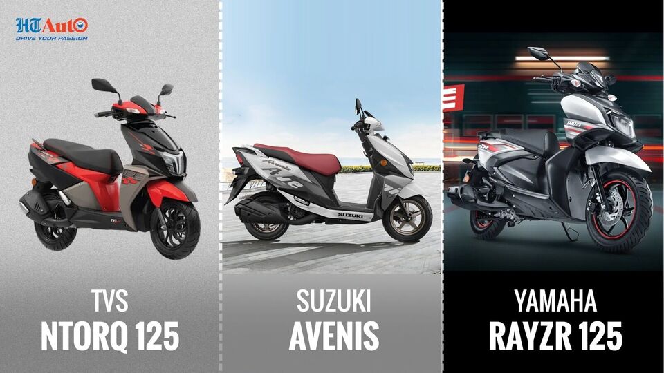 TVS Ntorq 125, Suzuki Avenis, Yamaha RayZR