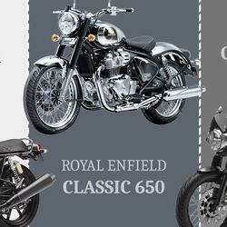 The Classic 650, Interceptor 650, and Continental GT 650 are three key products in Royal Enfield's 650 cc motorcycle lineup, which come as part of the brand's ambition to become a major player in the bigger-engine motorcycle market.