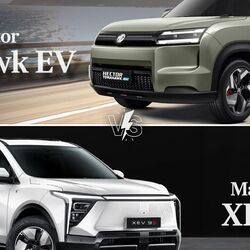 MG Hector Tomahawk EV competes with tough rivals like Mahindra XEV 9S, Mahindra XEV 9e, and Tata Harrier EV.