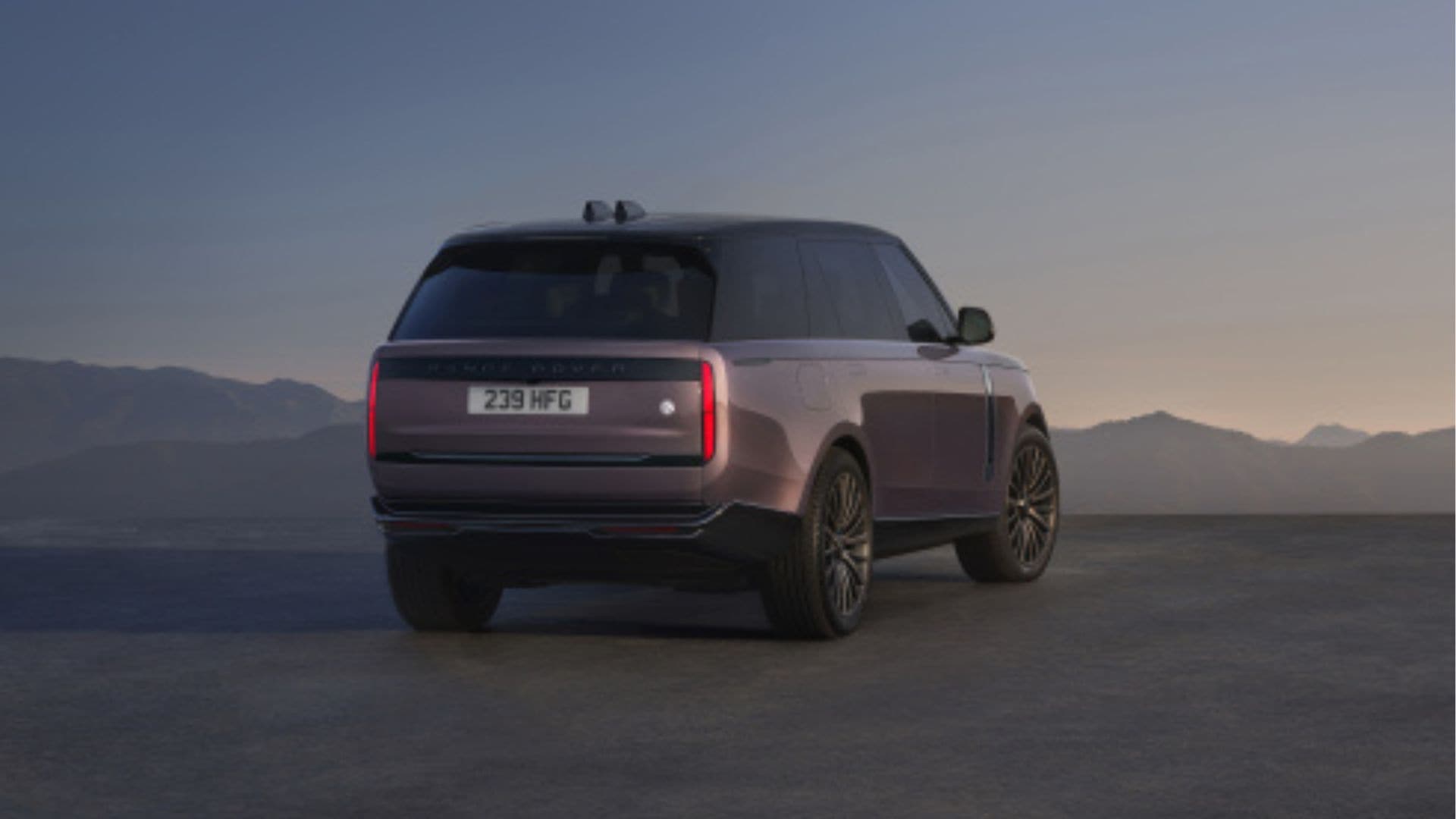 Range Rover Electric Rear Profile