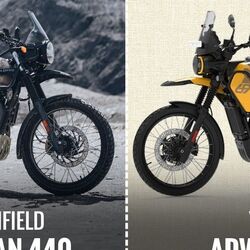 Royal Enfield Himalayan 440 is a key competitor to the Yezdi Adventure.