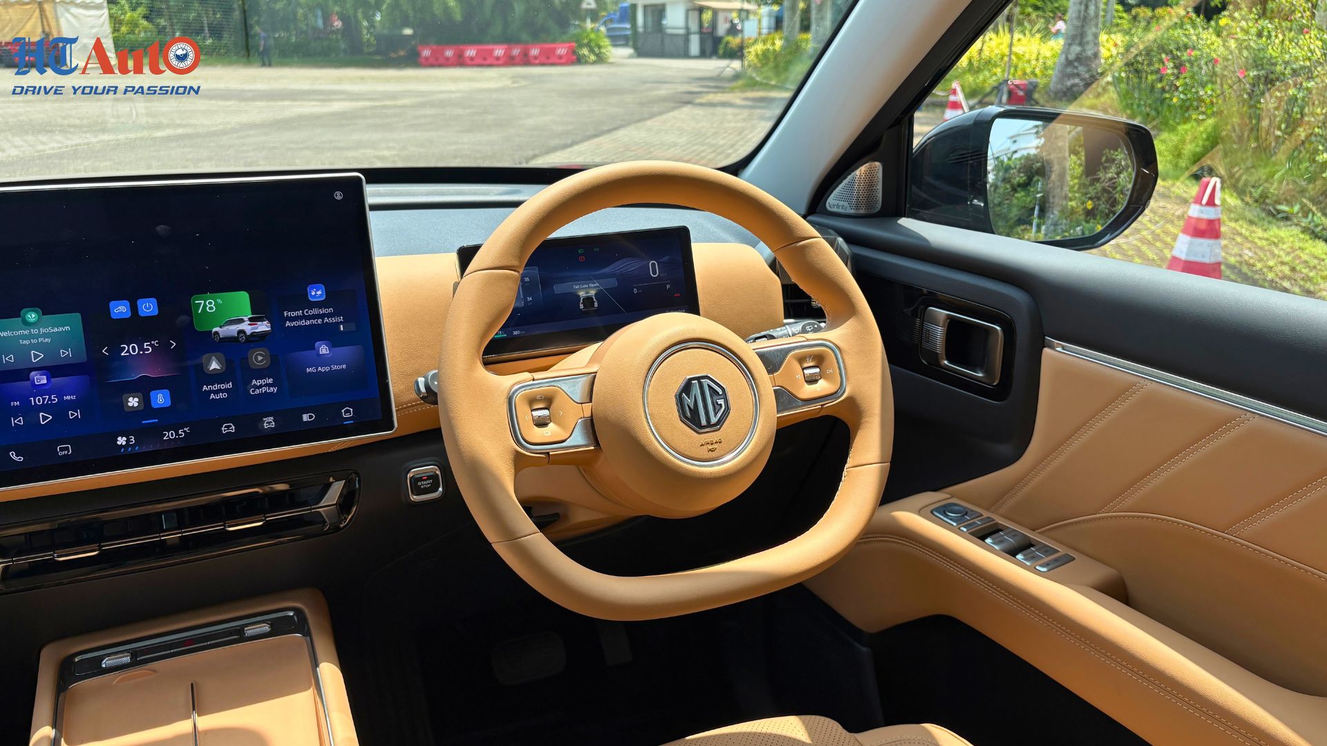 MG Hector Tomahawk EV Steering Wheel