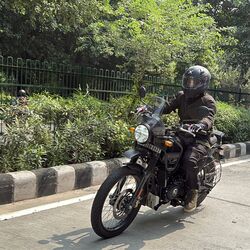 The Himalayan 440 shares its engine with the Scram 440. 