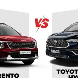 Kia Sorento competes with a wide range of models, including the Toyota Innova Hycross, among others.
