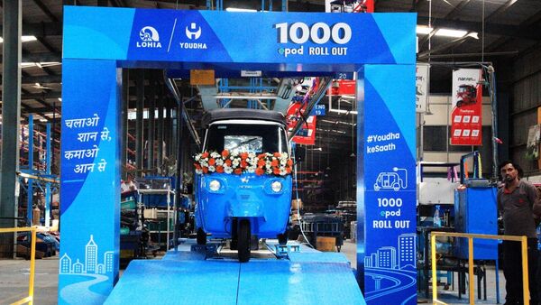 Youdha rolls out 1,000th ePod electric three-wheeler