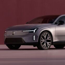 Volvo ES90 is the flagship electric sedan of the brand. 