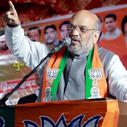 প্রচারে অমিত শাহ