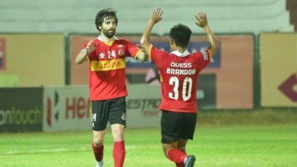 সমতা ফেরানোর পর উচ্ছ্বাস ইস্টবেঙ্গলের (ছবি সৌজন্য টুইটার @ILeagueOfficial) সমতা ফেরানোর পর উচ্ছ্বাস ইস্টবেঙ্গলের (ছবি সৌজন্য টুইটার @ILeagueOfficial)