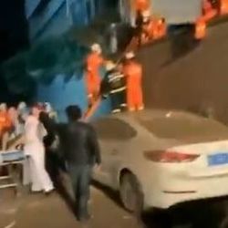 চিনের ফুজিয়ান প্রদেশে ভেঙে পড়ল করোনাভাইরাস আক্রান্তদের আলাদা রাখার ভবন