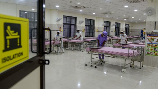 আইসোলেশন ওয়ার্ড তামিলনাড়ুতে। (AFP) আইসোলেশন ওয়ার্ড তামিলনাড়ুতে। (AFP)