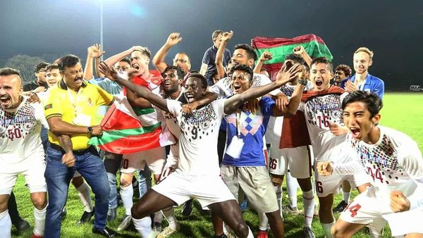 আই লিগ চ্যাম্পিয়ন মোহনবাগান। ছবি- টুইটার। আই লিগ চ্যাম্পিয়ন মোহনবাগান। ছবি- টুইটার।