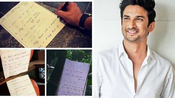 সুশান্তের বাকেট লিস্ট (ছবি-টুইটার) সুশান্তের বাকেট লিস্ট (ছবি-টুইটার)