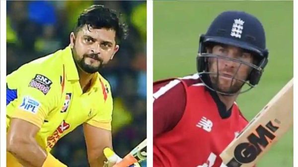 সুরেশ রায়না ও ডেভিড মালান। - HT Collage সুরেশ রায়না ও ডেভিড মালান। - HT Collage
