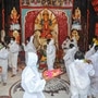 কলকাতার এক দুর্গাপুজোয়। ফাইল ছবি সৌজন্য : পিটিআই (PTI)
