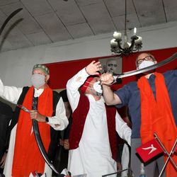 ওমর ও ফারুক আবদুল্লা (PTI)