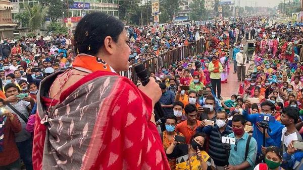 মঙ্গলবার তমলুকে অগ্নিমিত্রা পাল মঙ্গলবার তমলুকে অগ্নিমিত্রা পাল