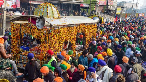 সিঙ্ঘু সীমান্তের ছবি (PTI) সিঙ্ঘু সীমান্তের ছবি (PTI)
