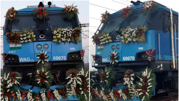 মোদীর হাতে সদ্য পণ্যবাহী করিডরের উদ্বোধন, গতিবেগের নিরিখে তৈরি নজির। (ছবি সৌজন্য, টুইটার @RailMinIndia) মোদীর হাতে সদ্য পণ্যবাহী করিডরের উদ্বোধন, গতিবেগের নিরিখে তৈরি নজির। (ছবি সৌজন্য, টুইটার @RailMinIndia)