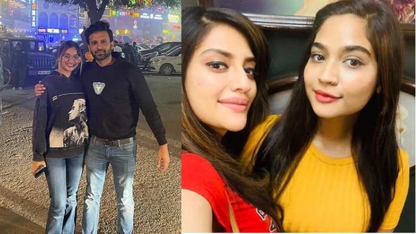 নুজাত জাহানের সঙ্গে নিখিল, ডান দিকের ছবিতে নুসরত ও নুজাত নুজাত জাহানের সঙ্গে নিখিল, ডান দিকের ছবিতে নুসরত ও নুজাত
