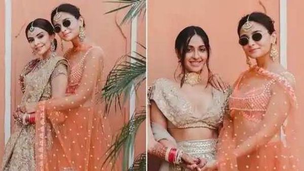 এক লক্ষ টাকার লেহেঙ্গাতে রুপসী আলিয়া। ছবি: ইনস্টাগ্রাম এক লক্ষ টাকার লেহেঙ্গাতে রুপসী আলিয়া। ছবি: ইনস্টাগ্রাম