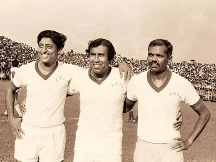 চুনী গোস্বামী, তুলসীদাস বলরামের সঙ্গে পিকে। চুনী গোস্বামী, তুলসীদাস বলরামের সঙ্গে পিকে।