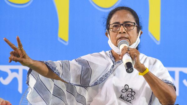 Barasat: West bengal Chief Minister Mamata Banerjee addresses an election rally at Barasat, in North 24 Parganas, Tuesday, April 13, 2021. (PTI Photo) . (PTI Photo) (PTI04_13_2021_000268A) (PTI) Barasat: West bengal Chief Minister Mamata Banerjee addresses an election rally at Barasat, in North 24 Parganas, Tuesday, April 13, 2021. (PTI Photo) . (PTI Photo) (PTI04_13_2021_000268A) (PTI)