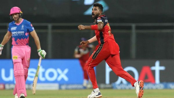 বাটলারকে ফিরিয়ে সিরাজের উচ্ছ্বাস। ছবি- আইপিএল। বাটলারকে ফিরিয়ে সিরাজের উচ্ছ্বাস। ছবি- আইপিএল।