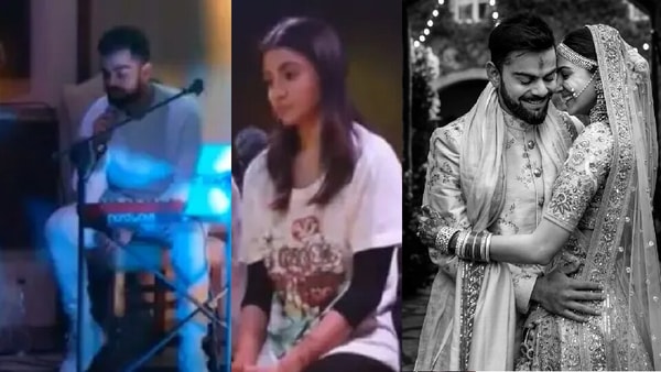 অনুষ্কার জন্য গান গাইছেন কোহলি অনুষ্কার জন্য গান গাইছেন কোহলি