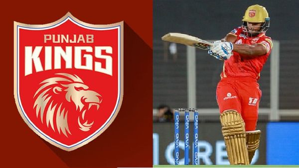 পঞ্জাব কিংসের লোগো ও নিকোলাস পুরান। ছবি- টুইটার। পঞ্জাব কিংসের লোগো ও নিকোলাস পুরান। ছবি- টুইটার।