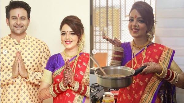 মরাঠি বধূর সাজে চমকে দিলেন সুগন্ধা মরাঠি বধূর সাজে চমকে দিলেন সুগন্ধা