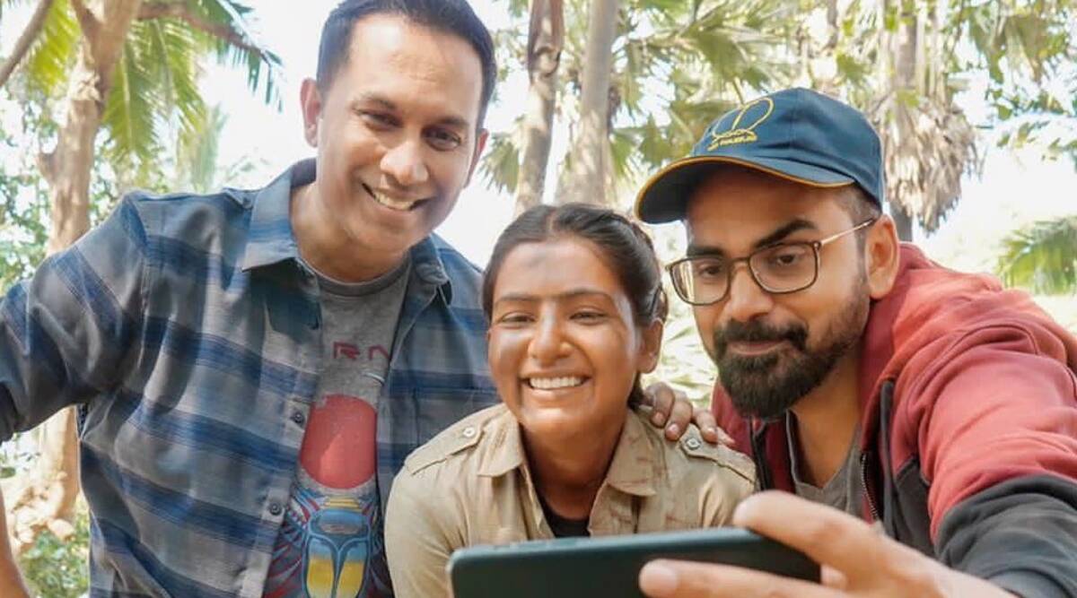 ওয়েব সিরিজে সামান্থার লুক। ওয়েব সিরিজে সামান্থার লুক।